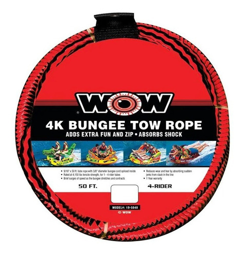 Extension Cuerda Wow Remolques - Bungee - 50ft - 19-5040 