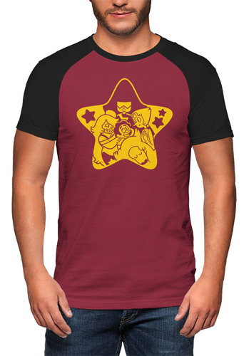 Camisetas Raglan  Steven Universe Garnet Ametista Desenhos