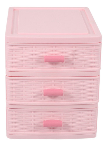 Caja De Almacenamiento De Joyas De 3 Compartimentos Con Dise
