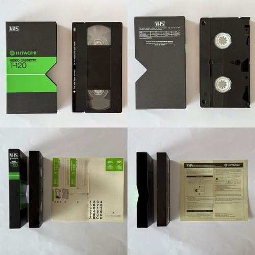 Kit 3 Fita Virgem Vídeo Vhs Hitachi Jvc Sony Novas Zero Km (Usado)