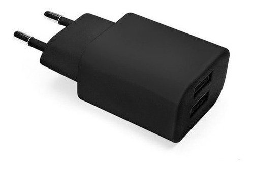 Carregador De Parede Compact 2xusb 2.1a 10w Esacb2 Cor Preta