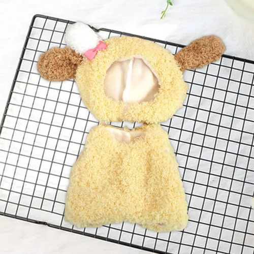 Ropa De Muñeca De Felpa, Traje Suave De Dibujos Perro