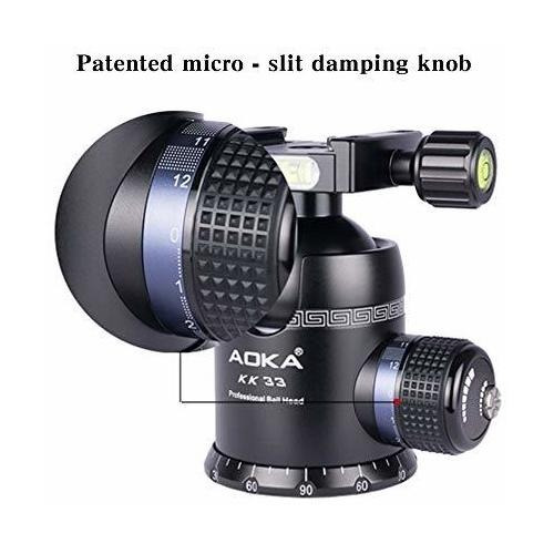Aoka - Cabezal De Bola Panorámico Con Rotación De 360 Grados