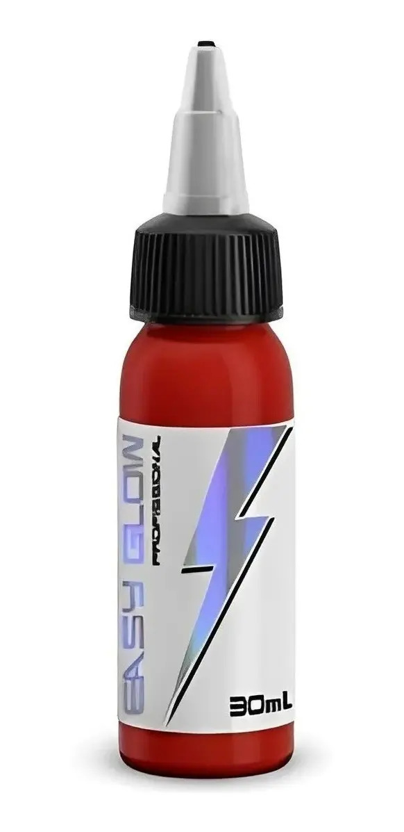 Tinta Easy Glow Electric Ink 30ml Para Tattoo/tatuagem Cor Fire Red
