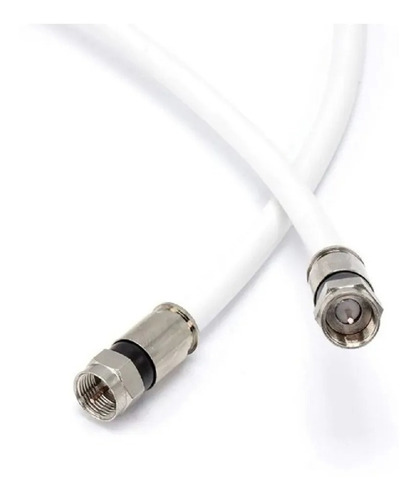 Cable Coaxial Rg6 20 Metros Armado Con Conectores Rg6 P / Tv