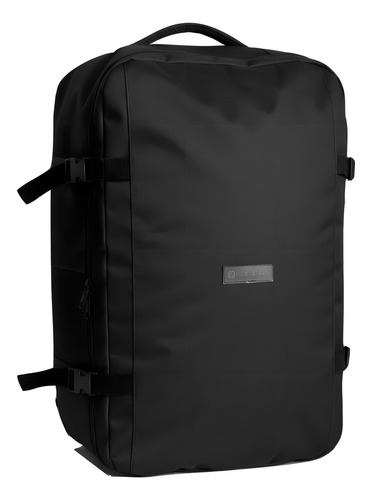 Equipaje Mano Para Ryanair Mochila Cabina Avión 20 L Color Negro Diseño De La Tela Liso