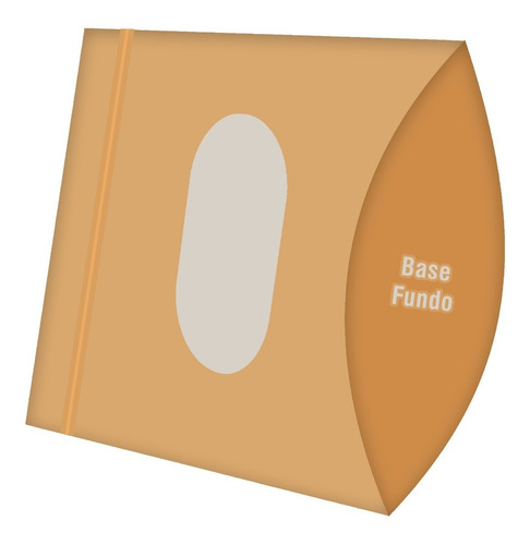 Imagem 9 de 10 de Saco Kraft Stand Up Visor Transparente E Zíper 500un 10x16