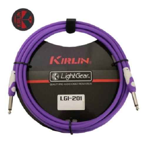 Cable Plug Instrumento 3mt Lgi 201 Kirlin (purpura)