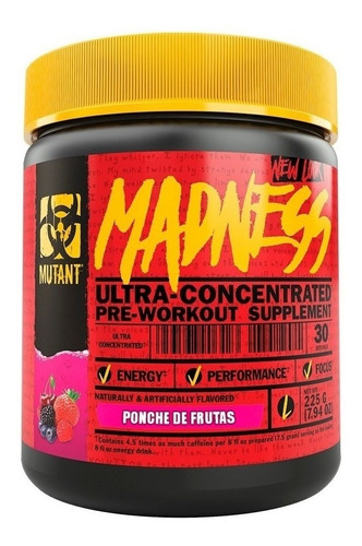 Pre Entreno Mutant Madness 30 Servicios