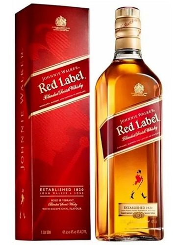 Whisky Red Label 1L Johnnie Walker Original	