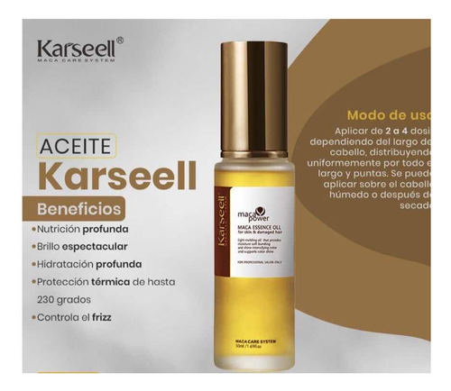 Aceite Karseell Para Elcabello