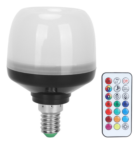 Bombilla Rgbw, 5 W, E14, Que Cambia De Color, Rgb+w, Para De