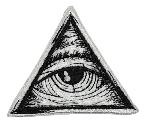 Parche Bordado Ojo De La Providencia 6.5x6.5 Cm Contactel