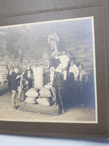 Imagen 3 de 5 de Antigua Foto Ramos Generales Galpón Paisanos 1890 Mag 57446