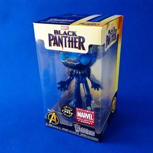 Funko Pop! Black Panther Wobbler Chase Marvel Collector Corp