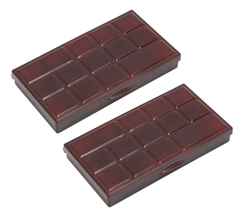 Estuche De Acuarela A Prueba De Fugas De Chocolate, 2 Piezas