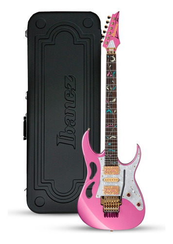 Guitarra Ibanez Steve Vai Signature Pia3761 Ptp Panther Pink