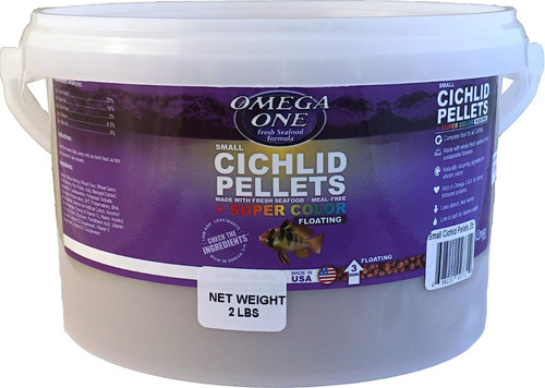 Omega Cichlid Pellets Small 2lb - g a $176