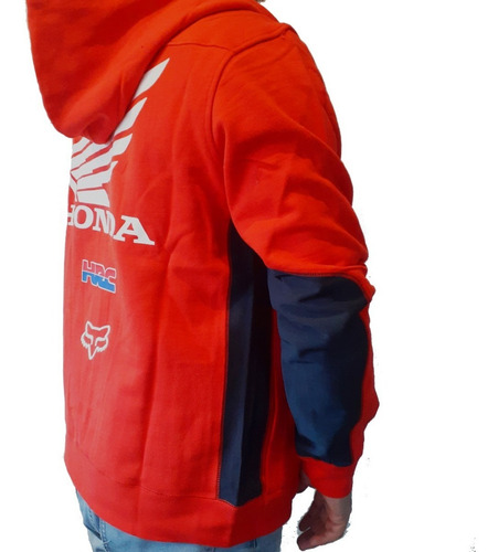 Imagen 5 de 5 de Buzo Fox Hrc 36 Zip Fleece Usa #20595-003