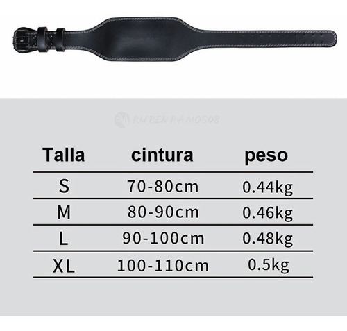 Imagen 3 de 9 de Cinturon Faja Cuero Pesas Crossfit Gym Fit Acojinada Premium