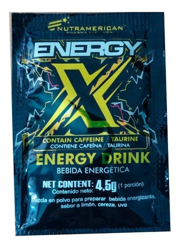 Energy X Pre Entreno Cafeina