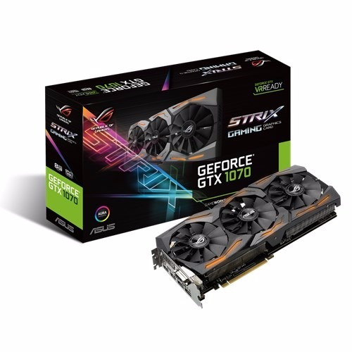 Tarjeta De Video Asus Nvidia Rog Strix Geforce Gtx 1070  8gb