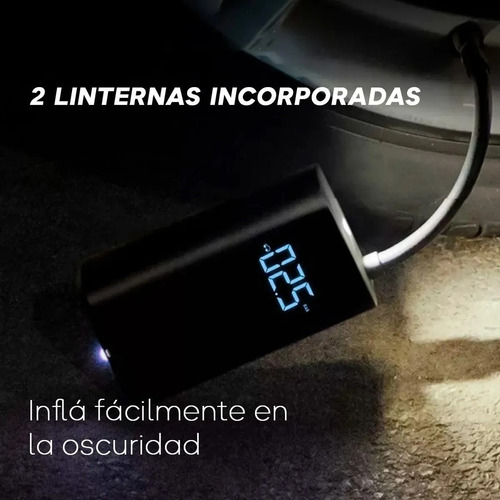 Imagen 6 de 6 de Mini Compresor De Aire Electrico Portatil Kany Recargable