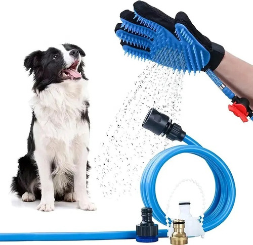 Guante De Baño Para Mascota Dispensador De Agua