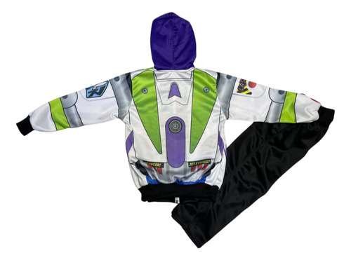 Pants De Buzz Lightyear Para Niño Conjunto Blanco Sublimado 6