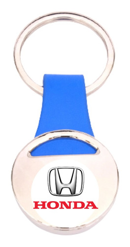 Llavero De Honda Azul Metálico, Original.
