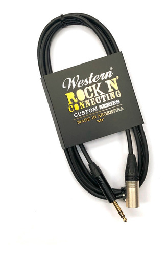Cable Canon M - Plug 1.5 Metros Western Cmptrs15 Balanceado