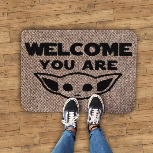 TAPETE DECORATIVO ELITE MAT DISEÑO WELCOME PERO NO DE 70X50 CM