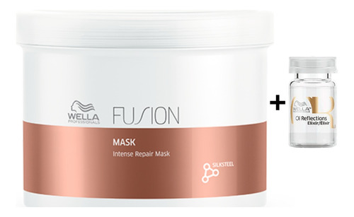 Mascarilla Wella Fusion X 500ml - mL a $480