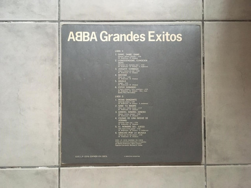 Vinilo Abba Grandes Éxitos