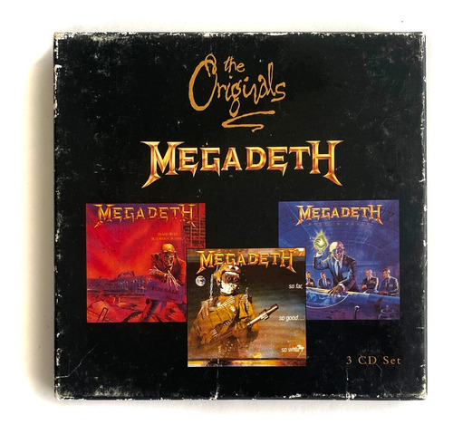 Cd 3 Cd's Originals Box Set Megadeth - Printed In Usa 1997