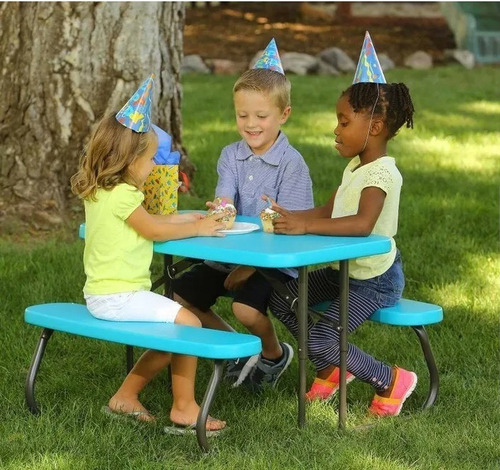 Mesa Picnic Infantil Lifetime Azul