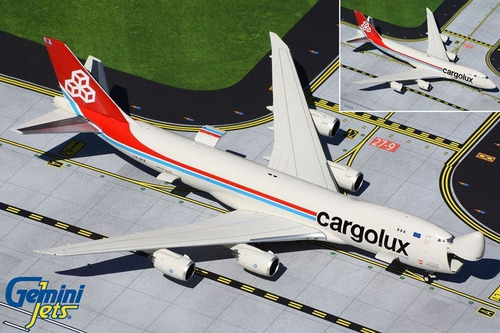 Miniatura Gemini Jets 1:400 Cargolux Boeing 747-8f
