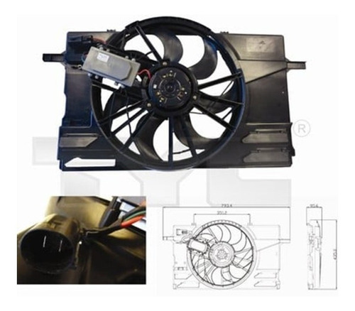 Electroventilador Motor Volvo C30 S40 V50 2.4l T5