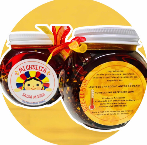 Mi Chulita Salsa Macha Artesanal Con Arándanos