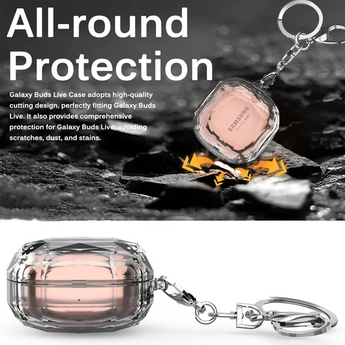 Miimall Compatible Con Samsung Galaxy Buds Fe Case Galaxy Bu