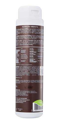 Shampoo Griffus Vou De Coco 420ml Blz