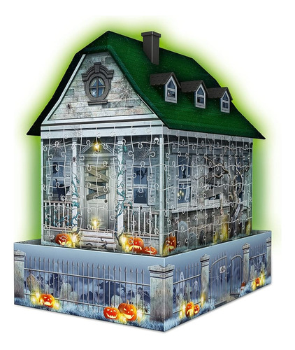 Ravensburger 3d Haunted House Night Jigsaw Puzzle Para Adult