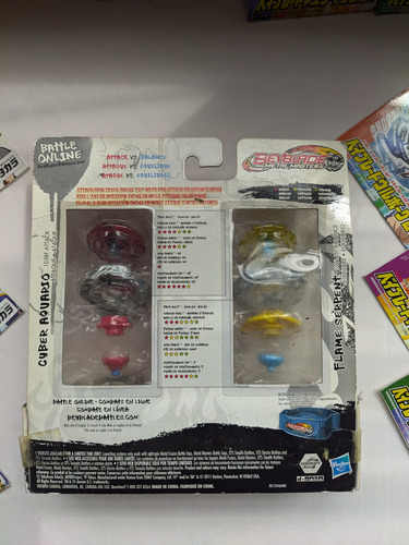 Beyblade Metal Fight Hasbro Burning Mirage 2 Pack (Usado)