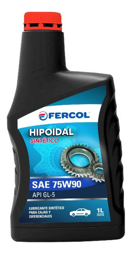 Aceite Fercol Hipoidal Sintetico 75w90 X 1 Litro - Formula1