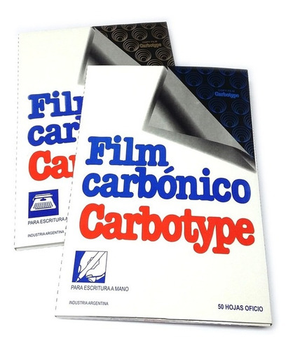 Carbónico Papel Carbotype Film Oficio Azul Caja X50 Hojas