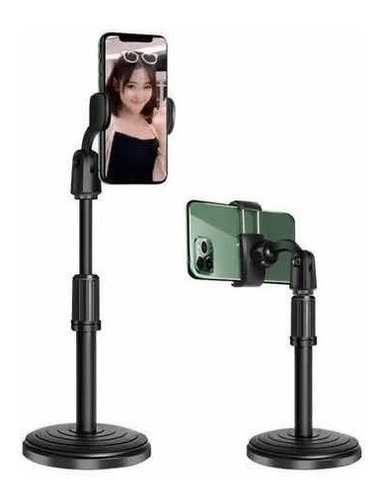 Suporte Celular 360° Tripé Smartphone Mesa Portátil Selfie 