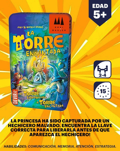 La Torre Encantada ( Versión Lata) - Juego De Mesa
