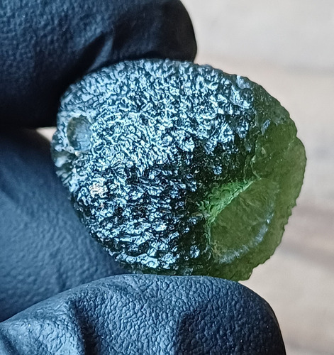 Moldavita Auténtica Piedra De Alta Vibración Arboldivine 23 Verde Musgo