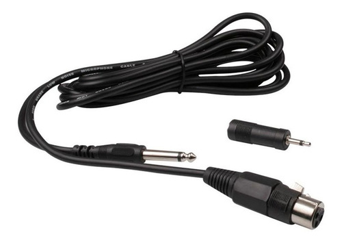 Imagen 5 de 5 de Microfono Dinamico Profesional Noga Mic-280 Karaoke 3mts Csi