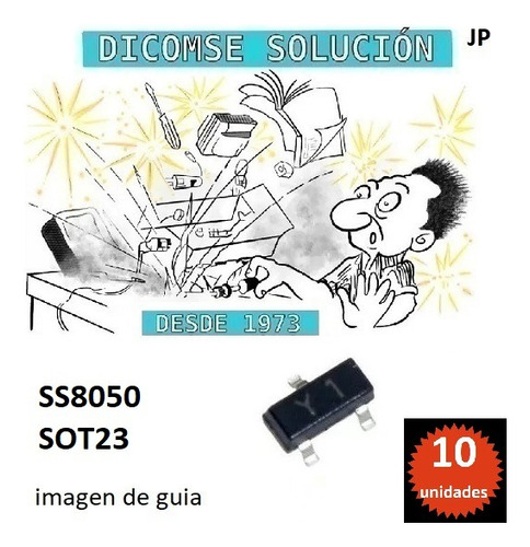 Transistor Ss8050 Smd S8050 Sot23 Jy3 Y1 Npn 5a X10 Unidades